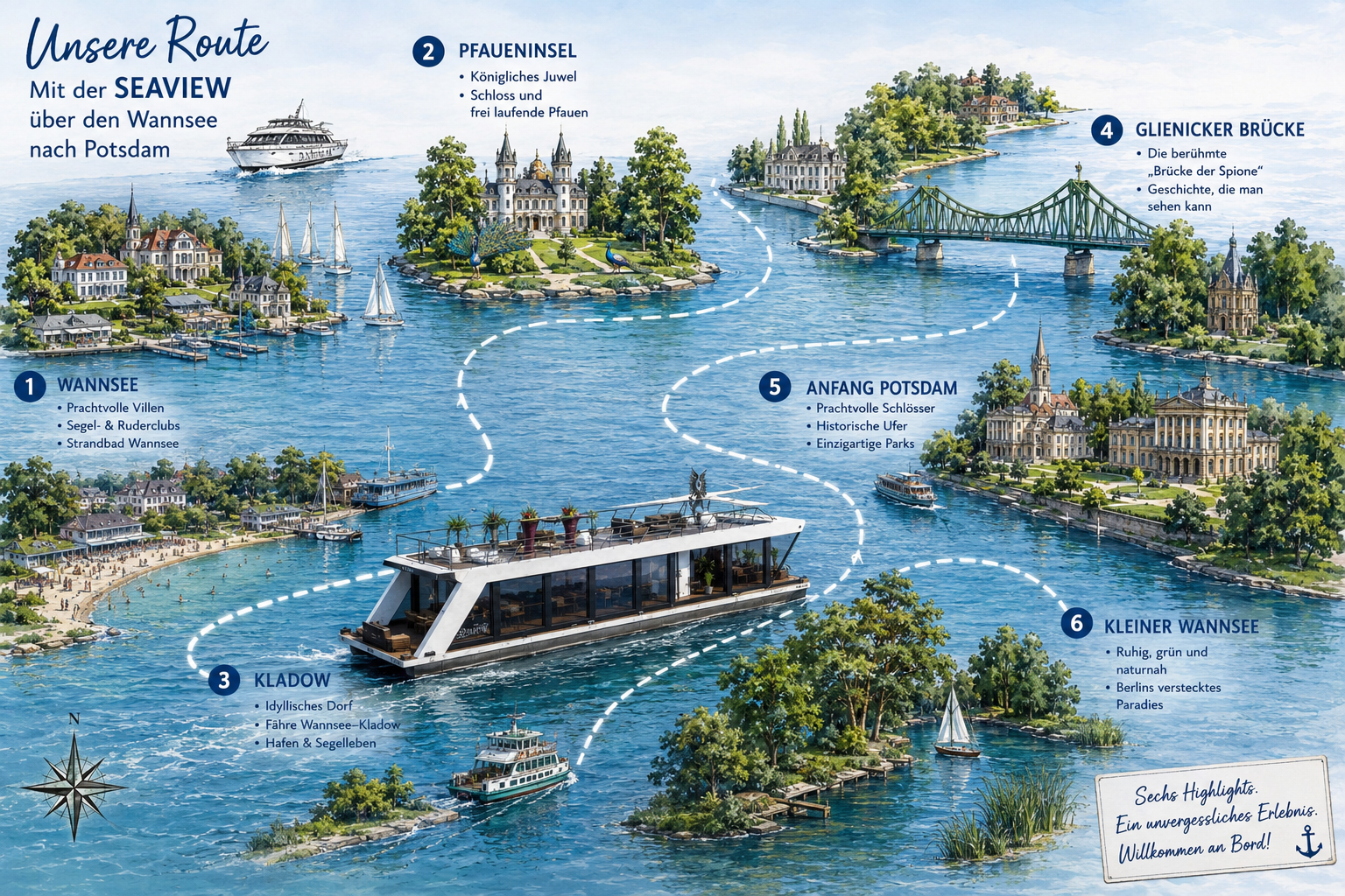 Mit der SEAVIEW durch das schönste Wasserrevier Berlins – eine Reise zwischen Geschichte, Natur und Gänsehautmomenten
